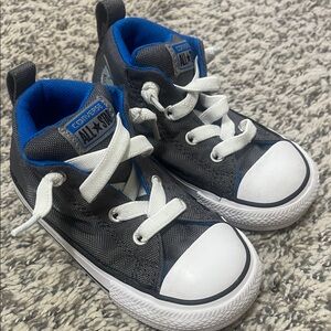 Converse Kids Sneakers in Black and Blue
